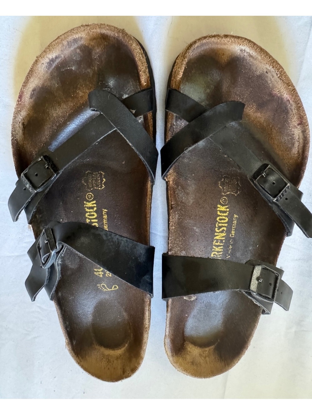 Birkenstock Mayari Black Strappy Sandals - Size EU 40 / US Women's 9